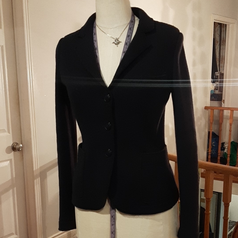 Excellent condition like new Women's Black Blazer Jacket navy